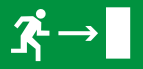Е 03 Направление к эвакуационному выходу направо - Изготовление знаков и стендов, услуги печати, компания «ЗнакЪ 96»