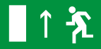 Е 11 Направление к эвакуационному выходу прямо - Изготовление знаков и стендов, услуги печати, компания «ЗнакЪ 96»