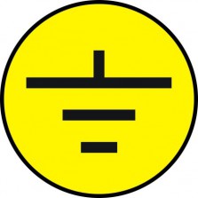 Знак заземления - Изготовление знаков и стендов, услуги печати, компания «ЗнакЪ 96»
