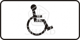 8.17 Инвалиды, тип В, 2-типоразмер - Изготовление знаков и стендов, услуги печати, компания «ЗнакЪ 96»