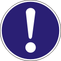 М 11 Общий предписывающий знак (прочие опасности) - Изготовление знаков и стендов, услуги печати, компания «ЗнакЪ 96»