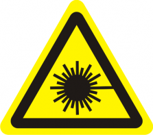 W 10 Опасно. Лазерное излучение - Изготовление знаков и стендов, услуги печати, компания «ЗнакЪ 96»