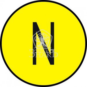 Знак "Ноль" 20х20 мм - Изготовление знаков и стендов, услуги печати, компания «ЗнакЪ 96»